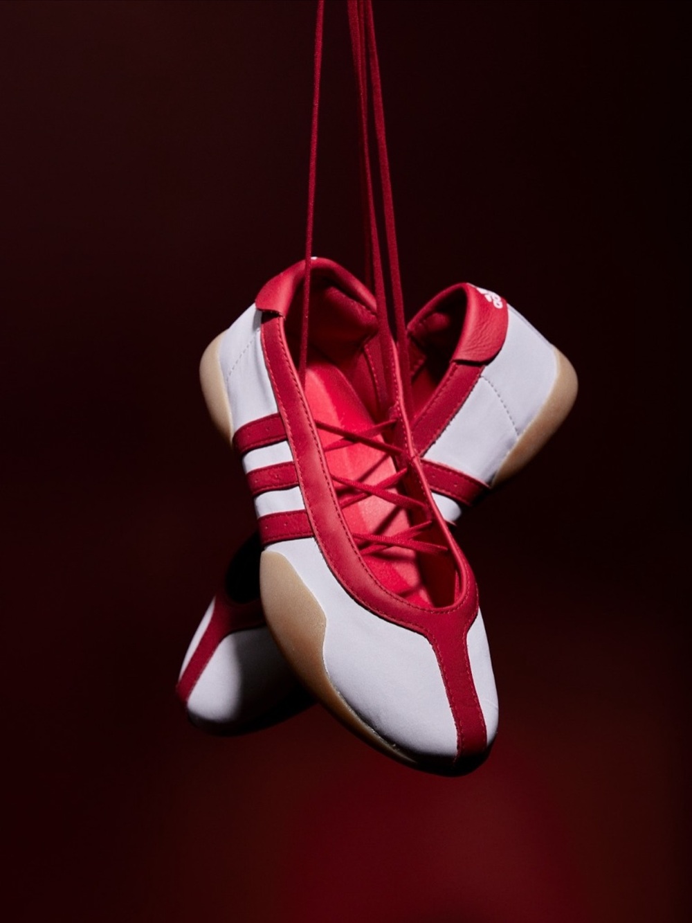 Adidas Orignals Taekwondo Mei Ballet Flat Red Sneakerinas